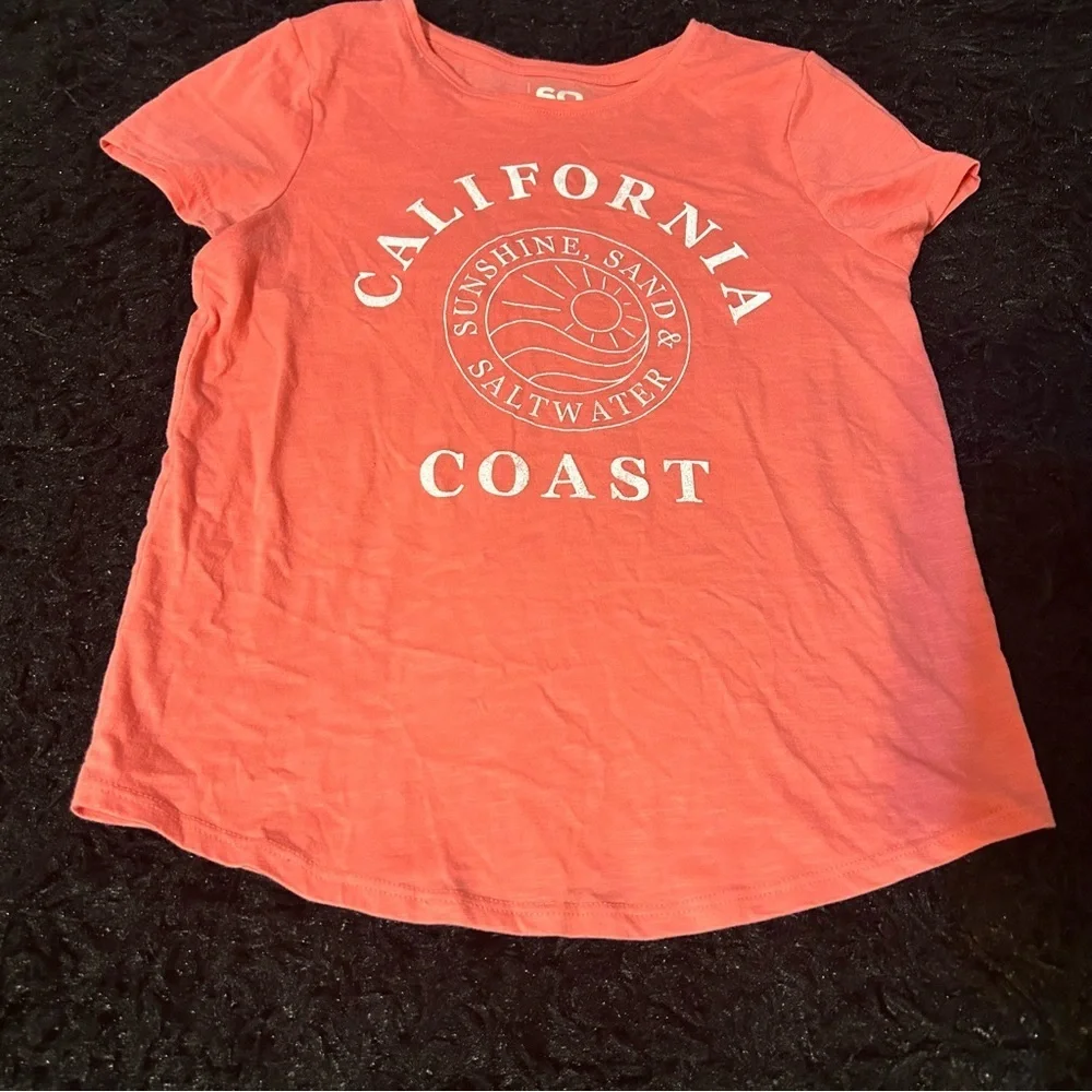 Size 10/12 Pink/Peach Shirt B3